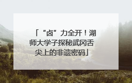 “卤”力全开！湖师大学子探秘武冈舌尖上的非遗密码