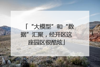 “大模型”和“数据”汇聚，经开区这座园区很酷炫