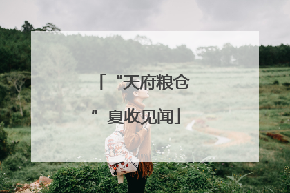 “天府粮仓”夏收见闻