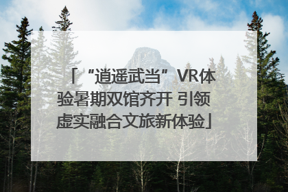 “逍遥武当”VR体验暑期双馆齐开 引领虚实融合文旅新体验