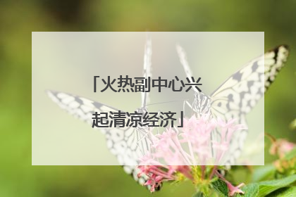 火热副中心兴起清凉经济