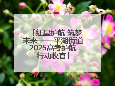 红星护航 筑梦未来——平湖街道2025高考护航行动收官