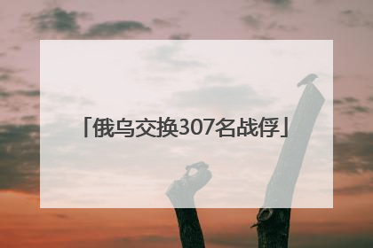 俄乌交换307名战俘