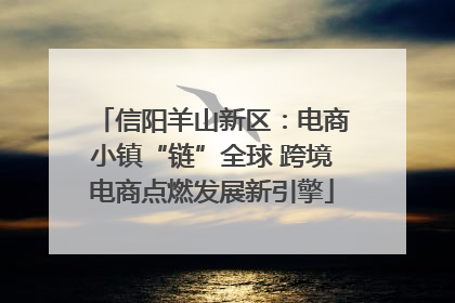 信阳羊山新区：电商小镇“链”全球 跨境电商点燃发展新引擎