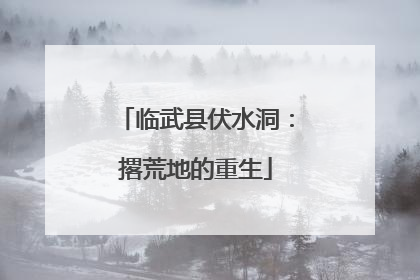 临武县伏水洞：撂荒地的重生