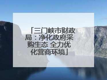 三门峡市财政局：净化政府采购生态 全力优化营商环境