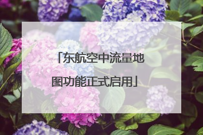 东航空中流量地图功能正式启用