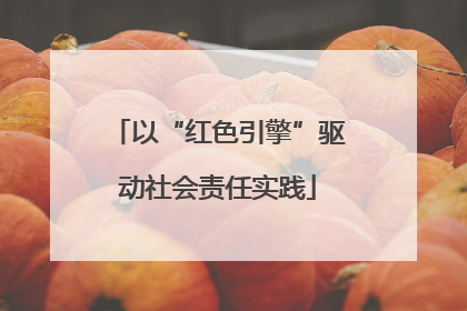 以“红色引擎”驱动社会责任实践