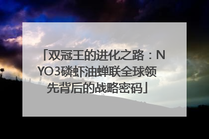双冠王的进化之路：NYO3磷虾油蝉联全球领先背后的战略密码