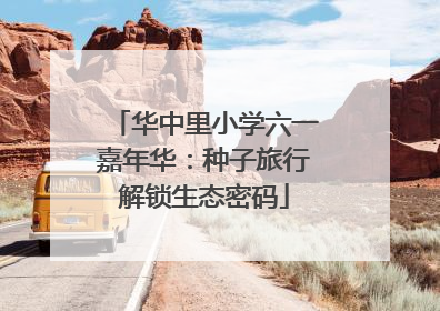 华中里小学六一嘉年华：种子旅行解锁生态密码
