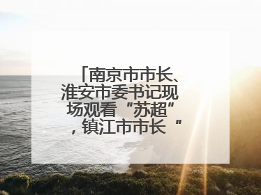 南京市市长、淮安市委书记现场观看“苏超”，镇江市市长“探班”球员