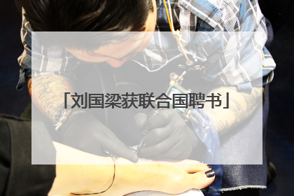 刘国梁获联合国聘书