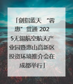 剑指蓝天 “蓉惠”贯通 2025无锡航空航天产业园暨惠山高新区投资环境推介会在成都举行