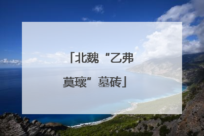 北魏“乙弗莫瓌”墓砖