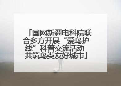 国网新疆电科院联合多方开展“爱鸟护线”科普交流活动 共筑鸟类友好城市