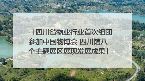 四川省物业行业首次组团参加中国物博会 四川馆八个主题展区展现发展成果