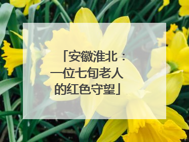 安徽淮北：一位七旬老人的红色守望