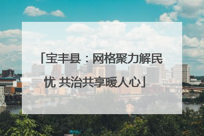 宝丰县：网格聚力解民忧 共治共享暖人心