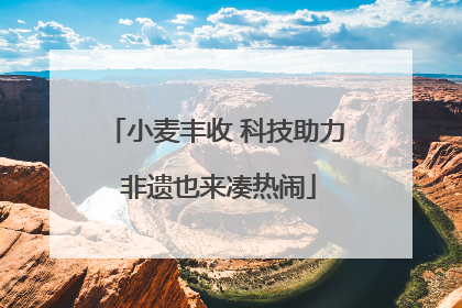小麦丰收 科技助力 非遗也来凑热闹