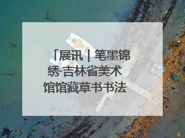 展讯｜笔墨锦绣·吉林省美术馆馆藏草书书法作品展开展