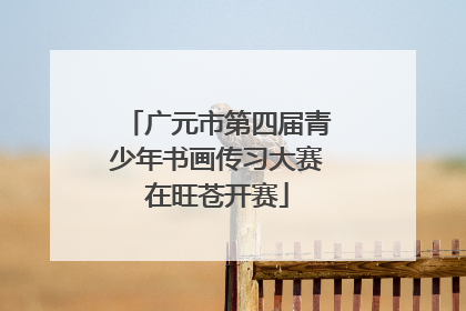 广元市第四届青少年书画传习大赛在旺苍开赛
