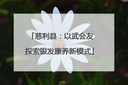 慈利县：以武会友 探索银发康养新模式