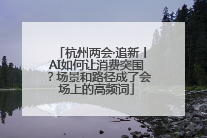 杭州两会·追新丨AI如何让消费突围？场景和路径成了会场上的高频词
