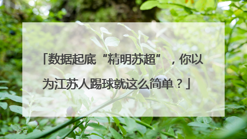 数据起底“精明苏超”，你以为江苏人踢球就这么简单？