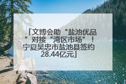 文博会助“盐池优品”对接“湾区市场”！宁夏吴忠市盐池县签约28.44亿元