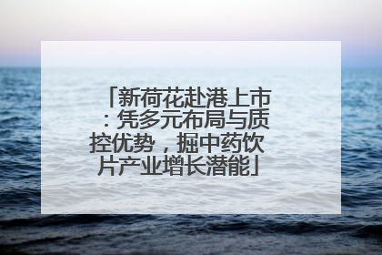 新荷花赴港上市：凭多元布局与质控优势，掘中药饮片产业增长潜能