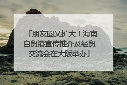 朋友圈又扩大！海南自贸港宣传推介及经贸交流会在大阪举办
