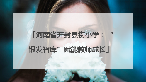河南省开封县街小学：“银发智库”赋能教师成长