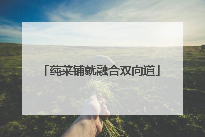 莼菜铺就融合双向道
