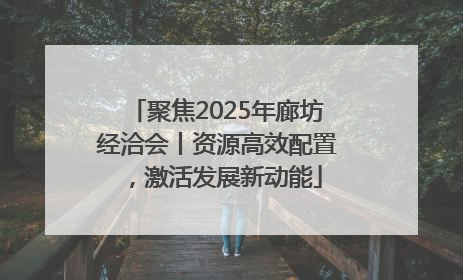 聚焦2025年廊坊经洽会丨资源高效配置，激活发展新动能