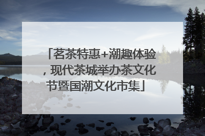 茗茶特惠+潮趣体验，现代茶城举办茶文化节暨国潮文化市集