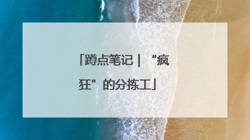 蹲点笔记｜“疯狂”的分拣工