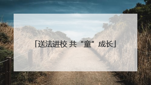 送法进校 共“童”成长
