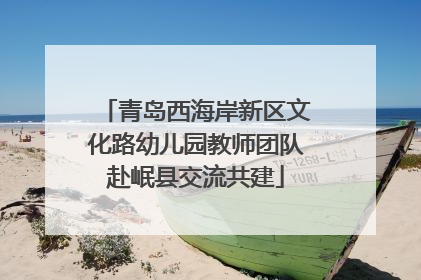 青岛西海岸新区文化路幼儿园教师团队赴岷县交流共建