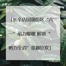 长辛店国潮街区“六一”萌力爆棚 解锁“鸭力全消”童趣狂欢