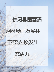 饶河县国营通河林场：发展林下经济 焕发生态活力