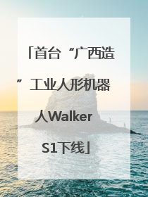 首台“广西造”工业人形机器人Walker S1下线