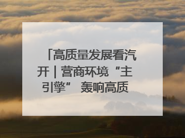 高质量发展看汽开｜营商环境“主引擎” 轰响高质量发展新赛道