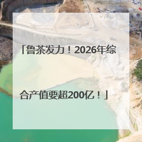 鲁茶发力！2026年综合产值要超200亿！