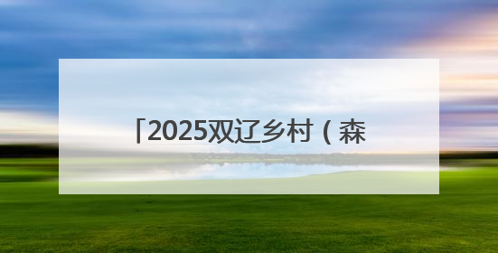 2025双辽乡村（森林）半程马拉松开跑