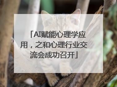 AI赋能心理学应用，之和心理行业交流会成功召开