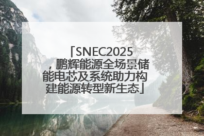 SNEC2025，鹏辉能源全场景储能电芯及系统助力构建能源转型新生态